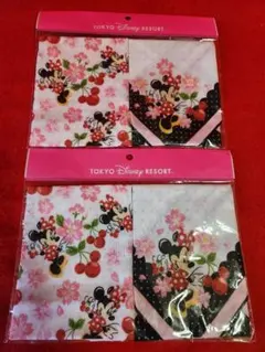東京ディズニーリゾート　Disney ガーゼハンカチ　２個　ミニー