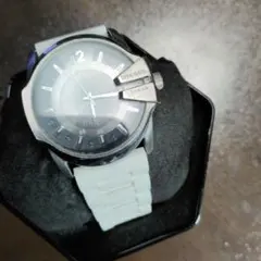 ディゼル クオーツ  ホワイトシリコンベルト