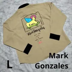 Mark Gonzales ビッグプリントシャツ Lsizeのサムネイル