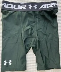 UNDER ARMOUR ダークグリーン スパッツ size：SM