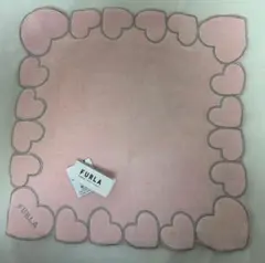 【新品】FURLAハートタオルハンカチ ピンク