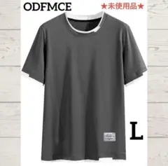 [ODFMCE] Tシャツ メンズ 半袖 夏 おしゃれ 綿 薄手 シンプル L