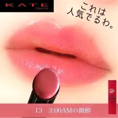【Web限定色】 13 3:00AMの微酔 リップモンスター KATE ケイト