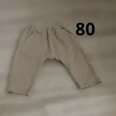 ベージュ ウエストゴム パンツ