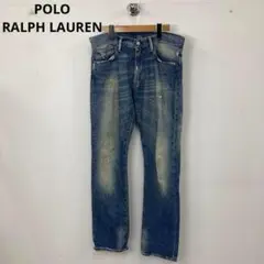 POLO RALPH LAUREN スリム ストレート フィット ダメージ加工
