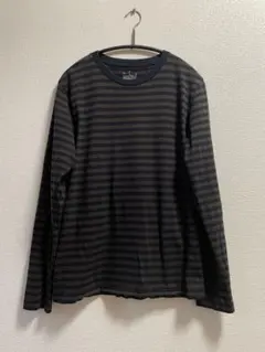 MUJI ボーダー　Tシャツ　長袖