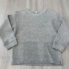 UNIQLO ワッフル生地 長袖カットソー 120