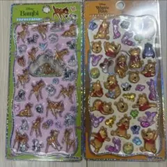 【正規品】くまのプーさん バンビ プチドロップステッカー
