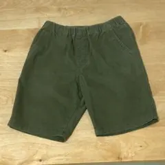 ユニクロ ハーフパンツ オリーブグリーン 140cmサイズ