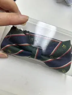 キッズ用 蝶ネクタイ レジメンタルストライプ フルール・ド・リス
