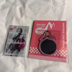 SnowMan ON クリアステッカー ミラーステッカー 佐久間大介②