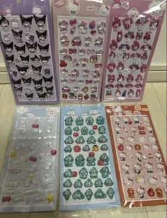 キャラクターシールセット 6枚入り