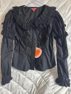 Chérie de Neigeブラウス　新品　黒　BABYのサムネイル
