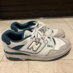 New Balance 550 ホワイト/ダークグリーン