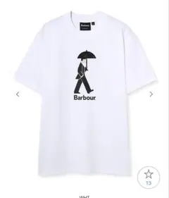 Barbour キャラクター グラフィック Tシャツ ホワイト　新品未使用のサムネイル