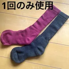 超美品 スキー スノーボード ソックス 靴下 レディース 2足セット