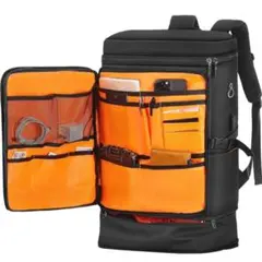 学生 通勤 アウトドア登山 防災 3L USB充電ポート付き