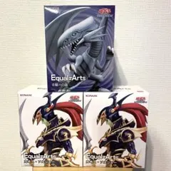 遊戯王 Equal=Arts カオス・ソルジャー 青眼の白龍 フィギュア
