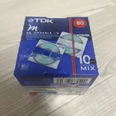 【新品未開封品】TDK☆MD ミニディスク10枚セット 80分〈録音用〉