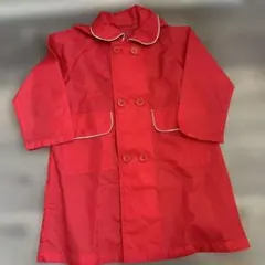 ミッキーマウス レインコート 赤　110