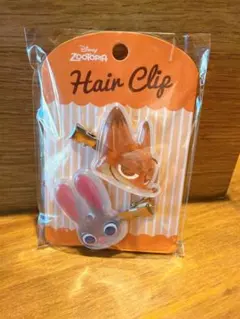 ズートピア ニック ジュディ ぷっくりヘアクリップ ⭐︎最安値⭐︎
