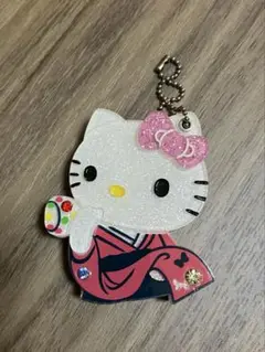 ご当地キティ　沖縄限定　スライドミラー　ボールチェーンキーホルダー　新品 ご当地キティ 沖縄限定 スライドミラー ボールチェーン