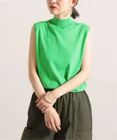 【新品・紙タグ付】VERMEILのice cottonハイツイストノ ースリーブのサムネイル