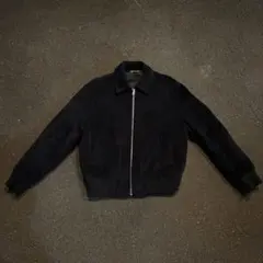 ZARA スエード調 ジップアップ ブルゾン ブラックのサムネイル
