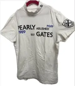 PEARLY GATES レディースモックネック ホワイト 2 パーリーゲイツ