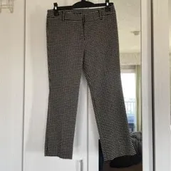 白黒チェック スラックス