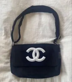 CHANEL 【新品!未使用】ノベルティ ショルダーバッグ ココマーク白 BTS