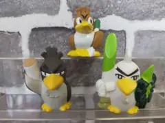 【美品】　ポケモンキッズ　指人形　カモネギ　ガラルカモネギ　ネギガナイト