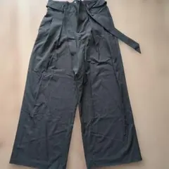 ZARAグレー Mサイズ ワイドパンツ