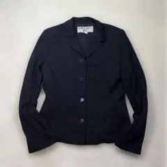 ナチュラルビューティーベーシック 黒ジャケットL 通勤　面接　フォーマル