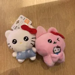 チェゴシム サンリオ ペアマスコット ハローキティ　キティ　うさぎ