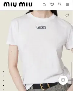 miumiu Tシャツ ホワイト XS 現行モデルのサムネイル
