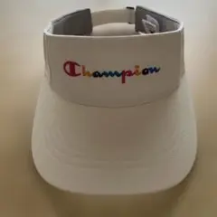 Champion カラフル刺繍 バイザー ホワイト