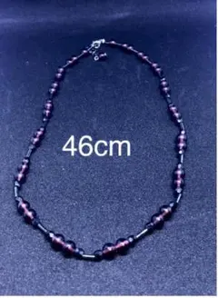 昭和レトロ　黒のネックレス