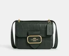 COACH ショルダーバッグ　モーガンスクエアクロスボディ　アマゾングリーン