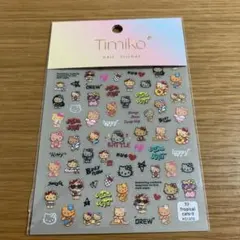 大人気　日焼け　ガングロキティー　サンリオ　ネイルシール　デコ　夏　海　おしゃれ