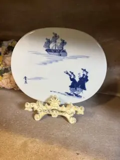 有田焼　しん窯　青花　異人さん　お椀お皿セット 2025年最新】青花 有田焼 異人の人気アイテム - メルカリ