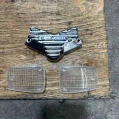 ホンダCBX400F キジマメッキヒューズカバークリアーウインカーレンズ