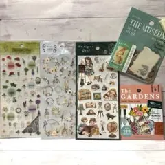 レトロ調シール　フラワー　ガーデニング　アンティークガール　恋蝶　BGM 他