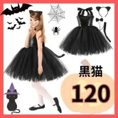 120 新品　黒猫　セットアップ　コスプレ　コスチューム　女の子 　イベント