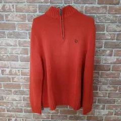 ラルフローレン　オレンジ ハイネック セーター