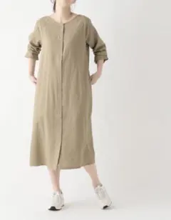 スタディオクリップ リネンレーヨンコットン3WAYロング 원피스