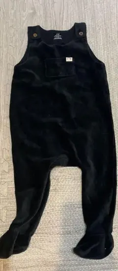 H&M 黒 サロペット 68