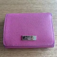 FURLA ピンク 三つ折り財布