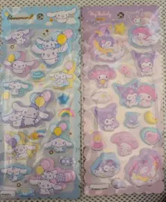 【新品・正規品】マシュマロシール　シナモロール　クロミぷっくりシール　サンリオ