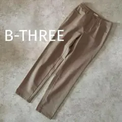 ビースリー極美品チノスリムパンツ ベージュスーピマコットン30